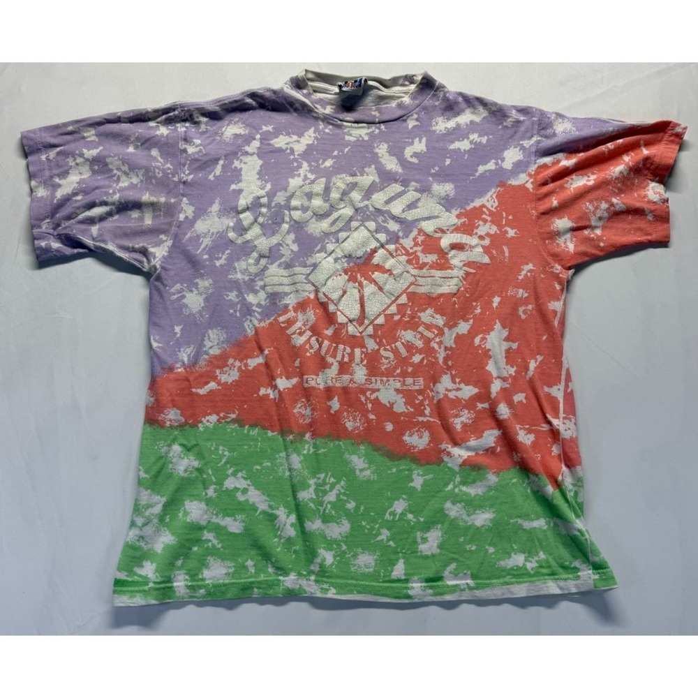 Vintage Laguna T Shirt Mens Large Multicolor Tie Dye Surf Leisure Style Hawaiian